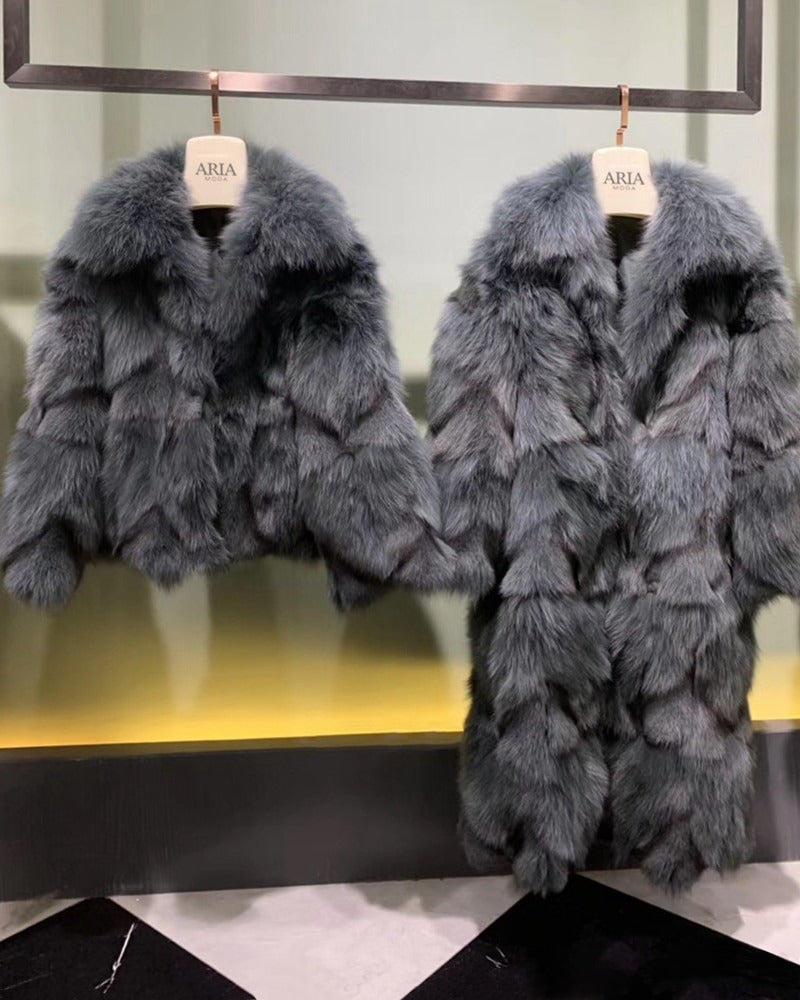 Dawn - Long Fox Faux Coat