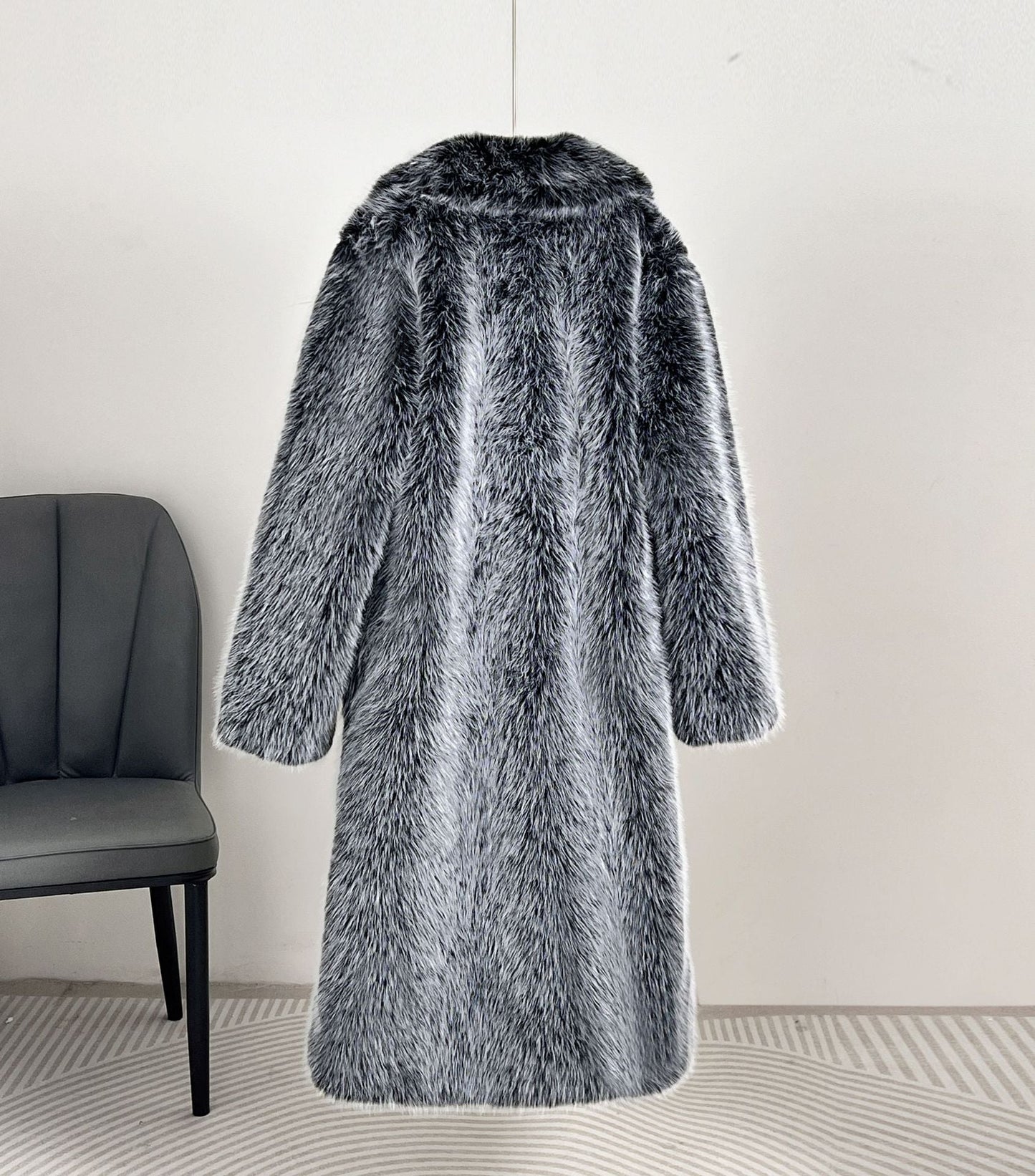 Harper - Faux Fur Long Coat