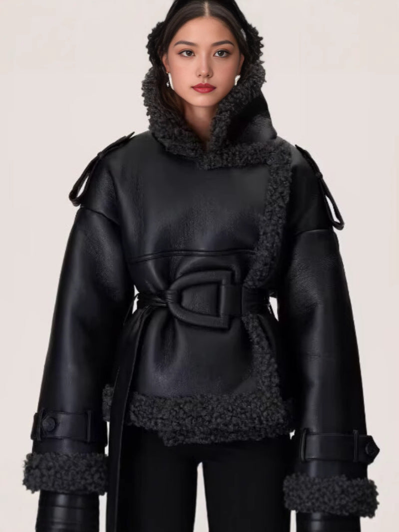 Jade - Waist Fashion Coat